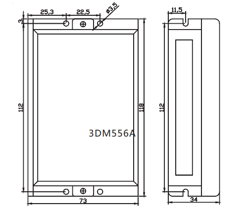 三相數(shù)字式驅(qū)動器安裝尺寸